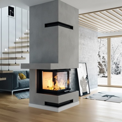 Kamīns TRINITY TRI54x54x53 (10 kW)