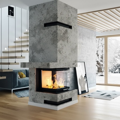 Kamīns TRINITY TRI54x54x53 (10 kW)