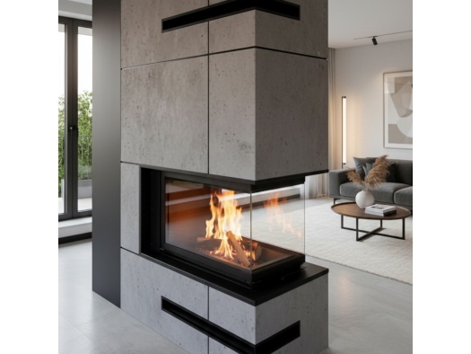 Kamīns TRINITY TRI54x80x53 (11 kw)