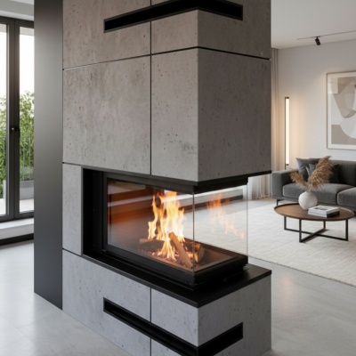 Kamīns TRINITY TRI54x80x53 (11 kw)