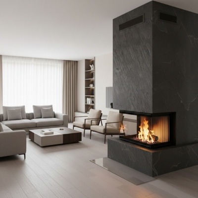 Kamīns TRINITY TRI80x35x53 (12 kw)