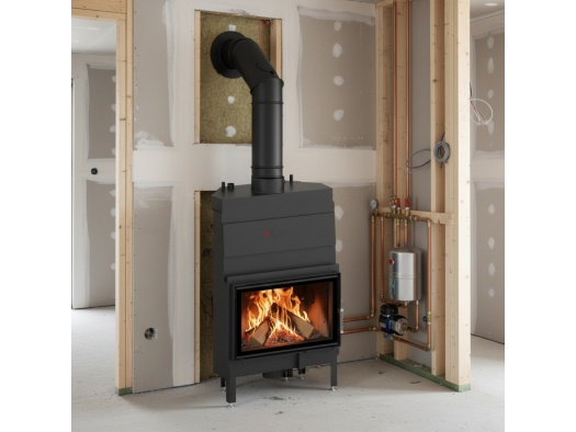 Centrālapkures Kamīns AQUASYSTEM 68x43.S