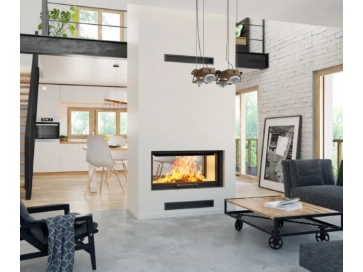 Kamīni tuneļveida (ar 2 stikliem)