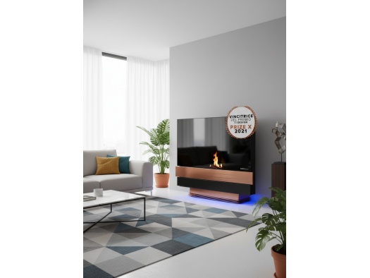 Granulu kamīns COMPACT VISION Gaisa apsilde (8kw-12kw)