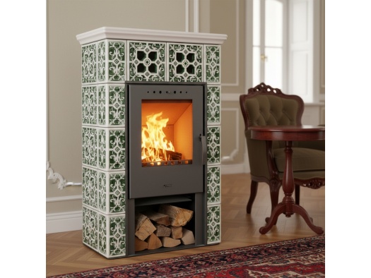 Podiņu krāsns JASMIN GRANDE I EKO (divu krāsu)