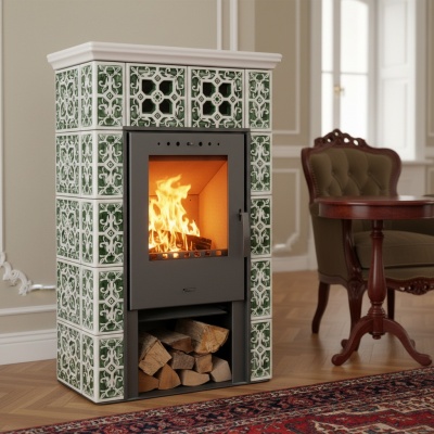 Podiņu krāsns JASMIN GRANDE I EKO (divu krāsu)