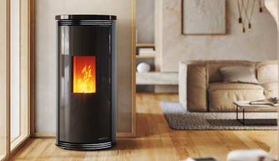 Granulu kamīns Plissé Gaisa apsilde (10kw - 14kw)