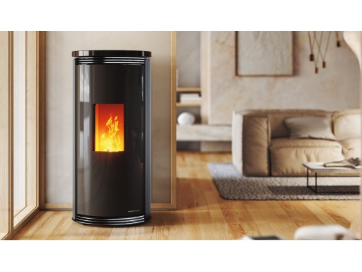 Granulu kamīns Plissé Gaisa apsilde (10kw - 14kw)