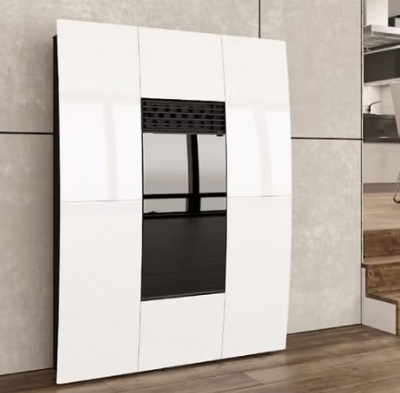 Granulu kamīns COMPACT GLASS Aqua Centrālapkure (19kw - 24kw)