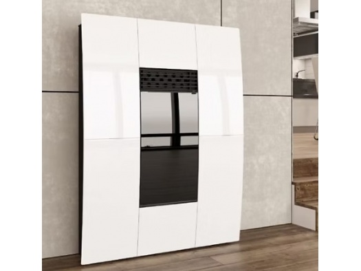 Granulu kamīns COMPACT GLASS Aqua Centrālapkure (19kw - 24kw)