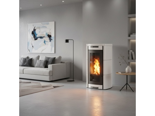 Granulu kamīns ALADINO AQUA Centrālapkures (14kw - 24Kw)