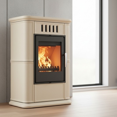 Kamīnkrāsns Flama OLBIA Eko (Kapučīno)