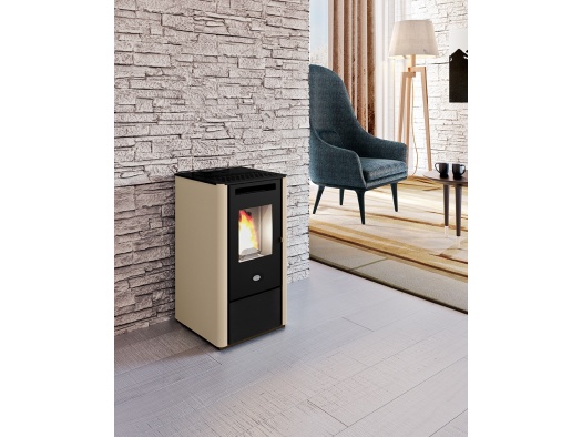 Granulu kamīns Kali ar gaisa apsildi 8kw