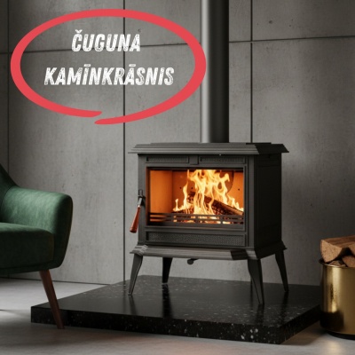 Čuguna kamīnkrāsnis S5 Eko