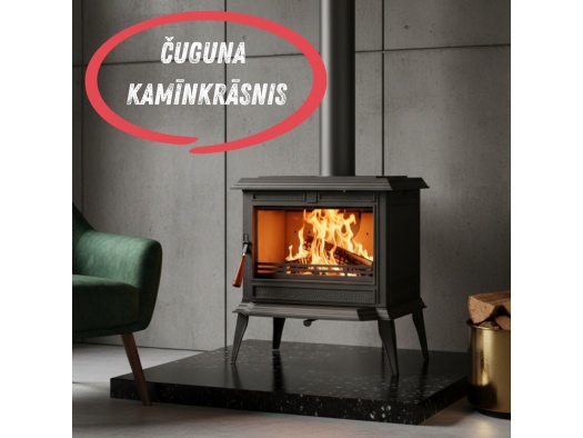 Čuguna kamīnkrāsnis S5 Eko